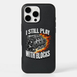 Vintage Mechanic Garage Car Engine I Still Play Wi iPhone 16 Pro Max Case