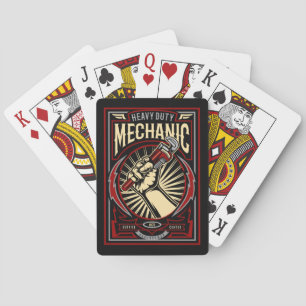 Vintage Mechanic     Poker Cards