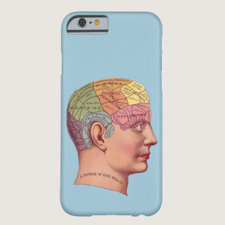 Vintage medical image "Phrenology Chart" Barely There iPhone 6 Case
