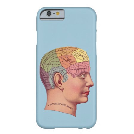 Vintage Medical Image "phrenology Chart" Barely There Iphone