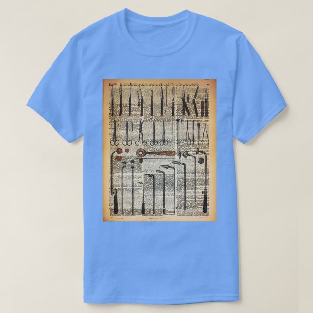 Vintage Medical Instruments T-Shirt (Design Front)