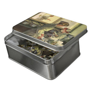 Vintage Medicine, Nurses with Newborn Baby Infants Jigsaw Puzzle