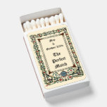Vintage &quot;Medieval&quot; Illuminated Wedding Matchboxes