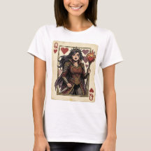 Vintage Medieval Queen of Hearts Flame Crown