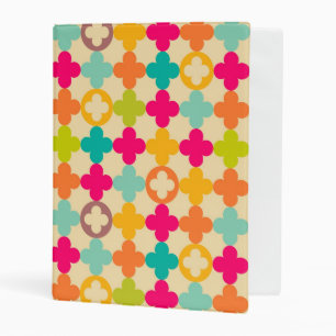 Vintage medieval rosette pattern mini binder
