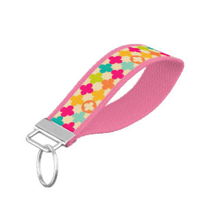 Vintage medieval rosette pattern wrist keychain