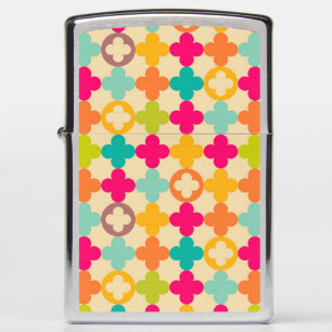 Vintage medieval rosette pattern zippo lighter