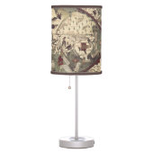 Vintage Medieval World Map lamp shade (Right)