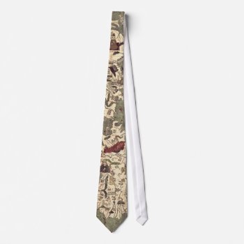 Vintage Medieval World Map Tie by BluePlanet at Zazzle