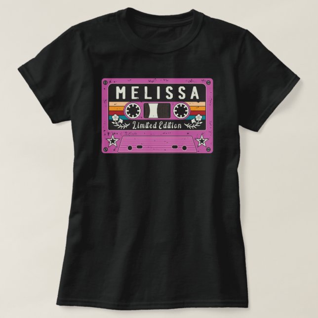 Vintage Melissa Name T-Shirt (Design Front)