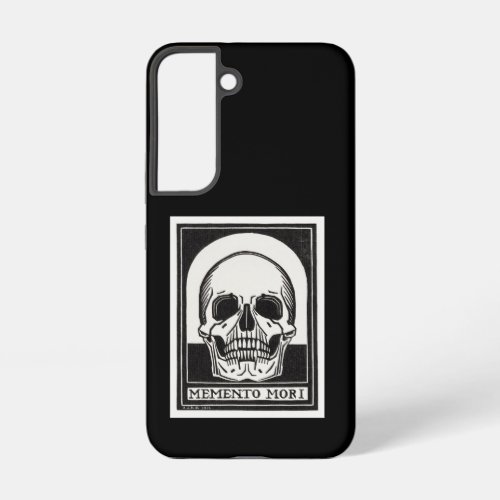 Vintage Memento Mori Skull Illustration Samsung Galaxy S22 Case