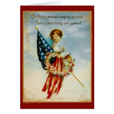 Vintage Memorial Day Greeting Card Vintage Memorial Day Greeting Card