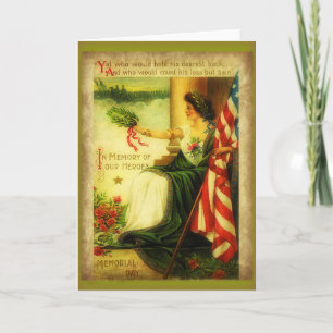 Vintage Memorial Day Greeting Card