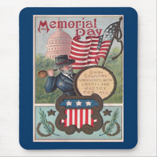 Vintage Memorial Day - One Country Mouse Pad