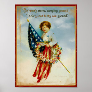 Vintage Memorial Day Poster