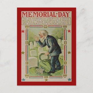 Vintage Memorial Day The Fallen, ZSSG Postcard