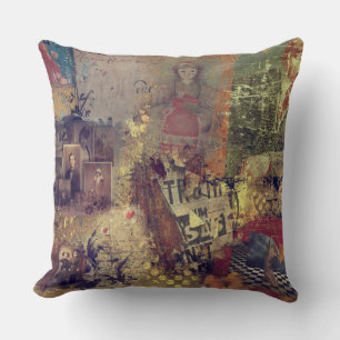 Vintage Memories Throw Pillow