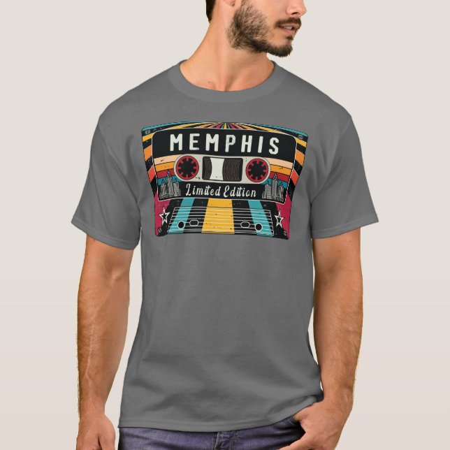 Vintage Memphis City Limited Edition   T-Shirt (Front)