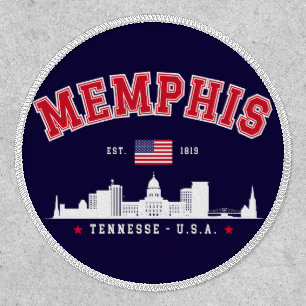 "Vintage Memphis – Iconic Skyline city Patch