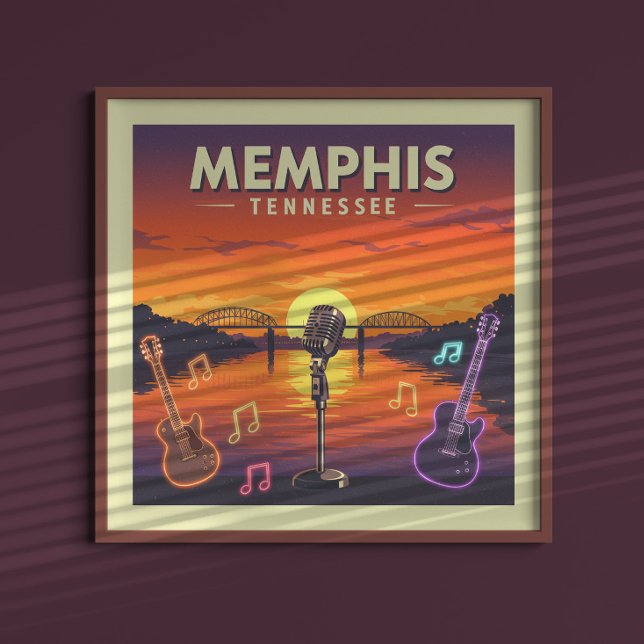 Vintage Memphis Tennessee Poster (Creator Uploaded)