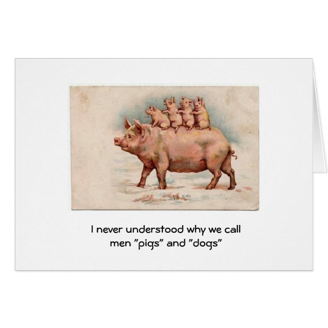 Vintage - Men Called Pigs and Dogs, (Front Horizontal)