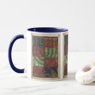 Vintage Menorah, Festival of Lights Happy Hanukkah Mug