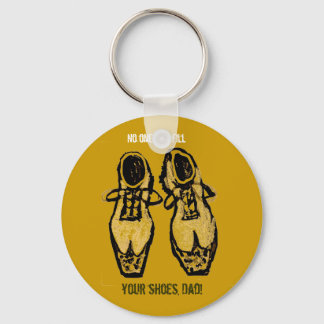 Vintage Mens Shoes Father's Day Keychain