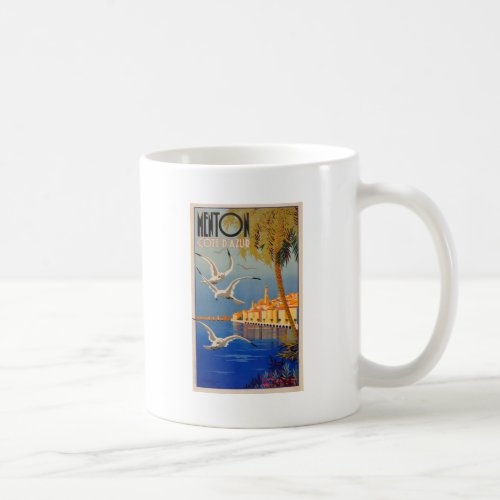 Vintage Menton CoTe Dazur Coffee Mug