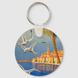 Vintage Menton CoTe D'azur Keychain