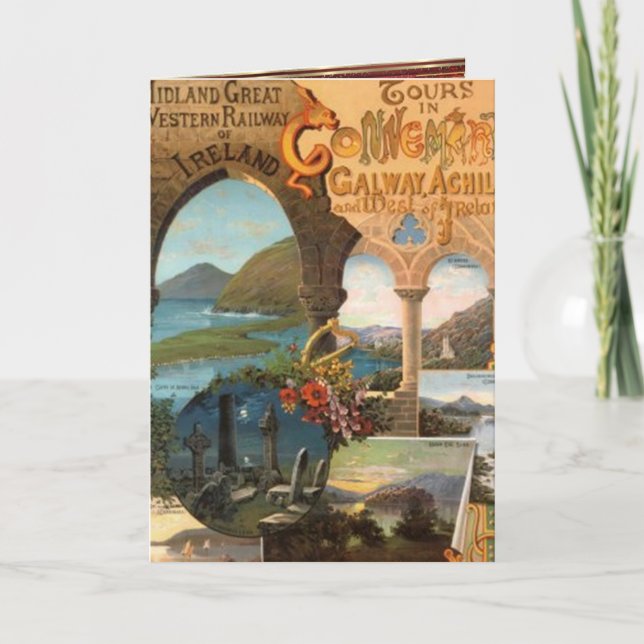 Vintage Menus for feast - Ireland - (Front)