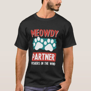 Vintage Meowdy Partner Cowboy Cat Vintage Howdy Co T-Shirt