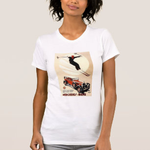 Vintage Mercedes Benz Ski Ad T-Shirt