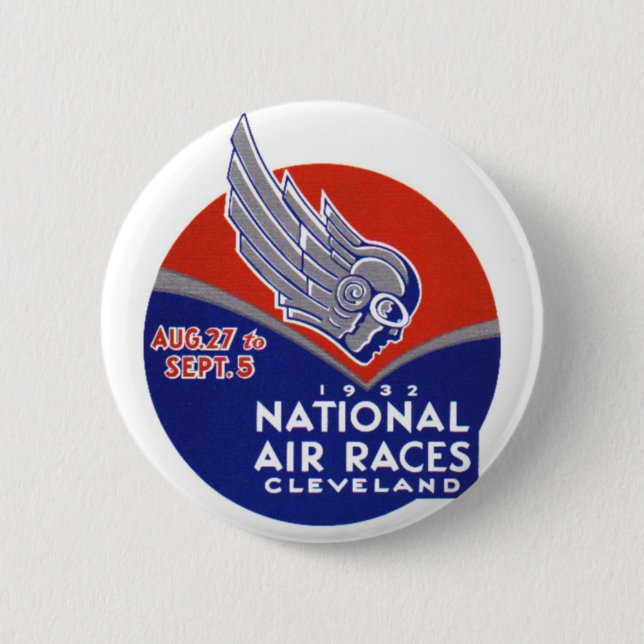 Vintage merchandise pinback button (Front)