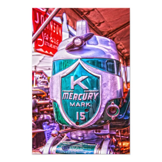 Vintage Mercury Photo Print (Front)