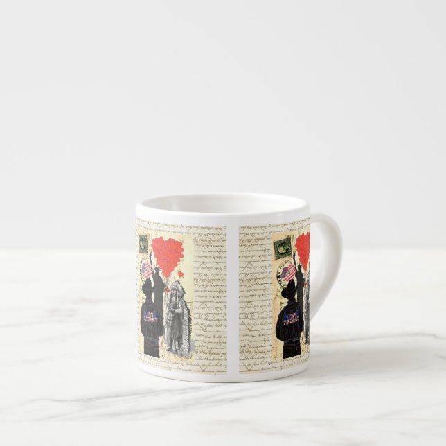 Vintage Merica Espresso Cup (Front Right)