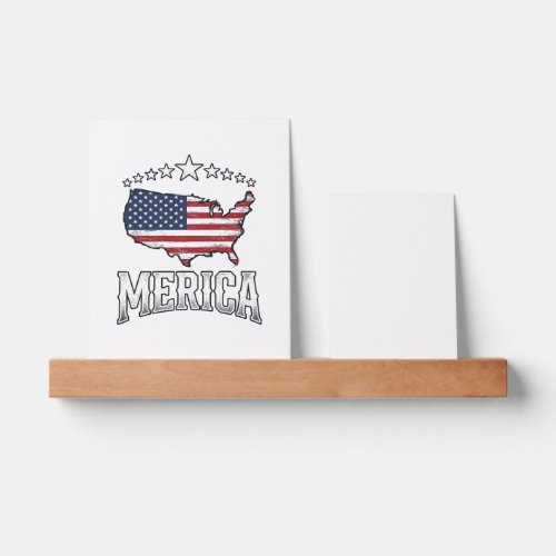 Vintage Merica Patriotic Flag Map Shirt Design_1 Picture Ledge