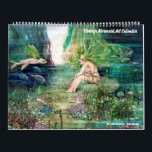 Vintage Mermaid Art Calendar<br><div class="desc">Enjoy a different vintage mermaid illustration every month of the year! Beautiful and mystical,  these images are all from prior to 1927. This calendar can be customized so that you can choose the year,  the size and the format.</div>