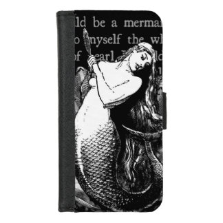 +{ Vintage Mermaid }+ iPhone 8/7 Wallet Case