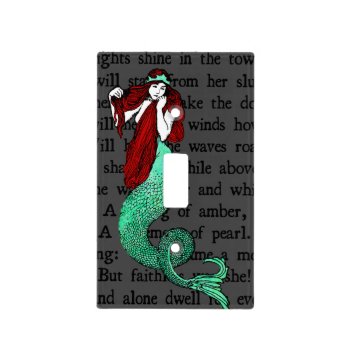  || Vintage Mermaid ||  Light Switch Cover by WaywardMuse at Zazzle