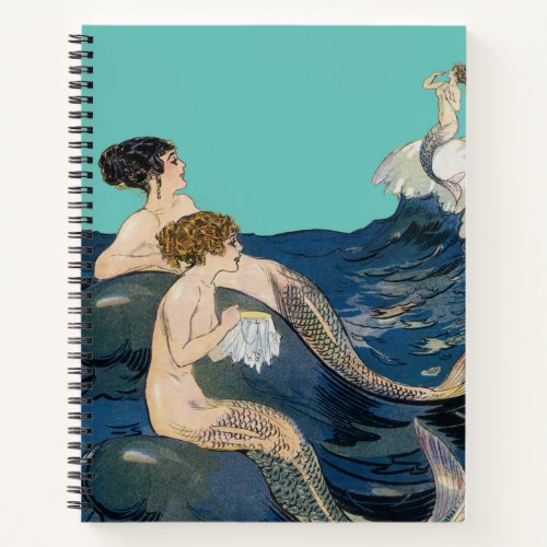 Vintage Mermaid Notebook