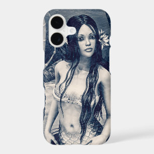 Vintage Mermaid Old Photo Fantasy Art iPhone 17 Case