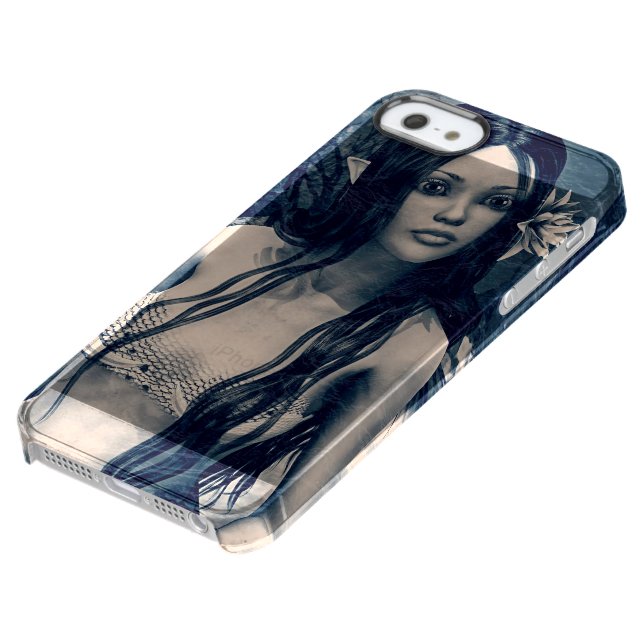 Vintage Mermaid Uncommon iPhone Case (Bottom)