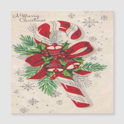 Vintage Merry Christmas Candy Cane