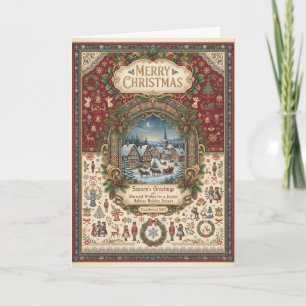 Vintage Merry Christmas Card
