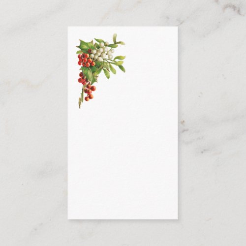 Vintage Merry Christmas Enclosure Card