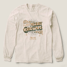 Vintage Merry Christmas for family