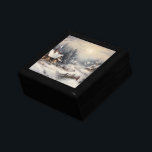 Vintage Merry Christmas Gift Box<br><div class="desc">Merry Christmas gift box for your family.</div>