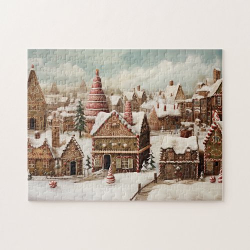 Vintage Merry Christmas Jigsaw Puzzle