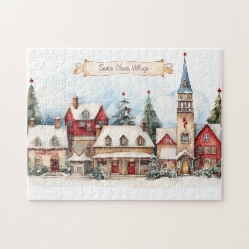 Vintage Merry Christmas Jigsaw Puzzle