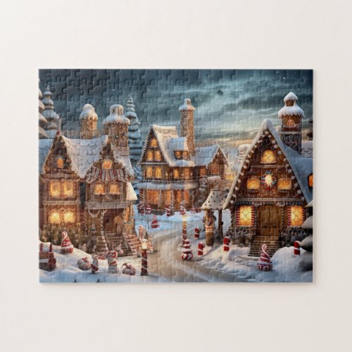 Vintage Merry Christmas Jigsaw Puzzle